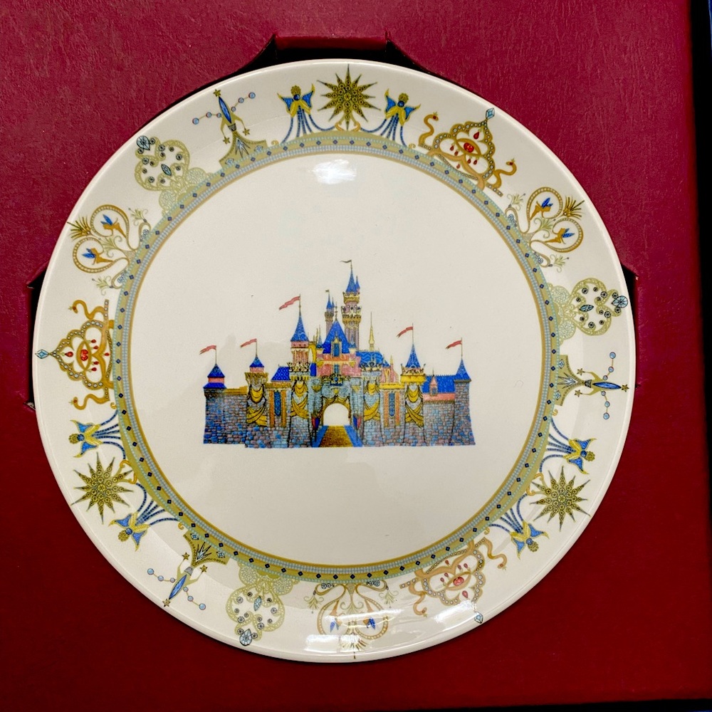 Disney 50th anniversary castle plate